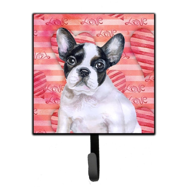 Carolines Treasures French Bulldog Black White Love Leash or Key Holder BB9797SH4 - main